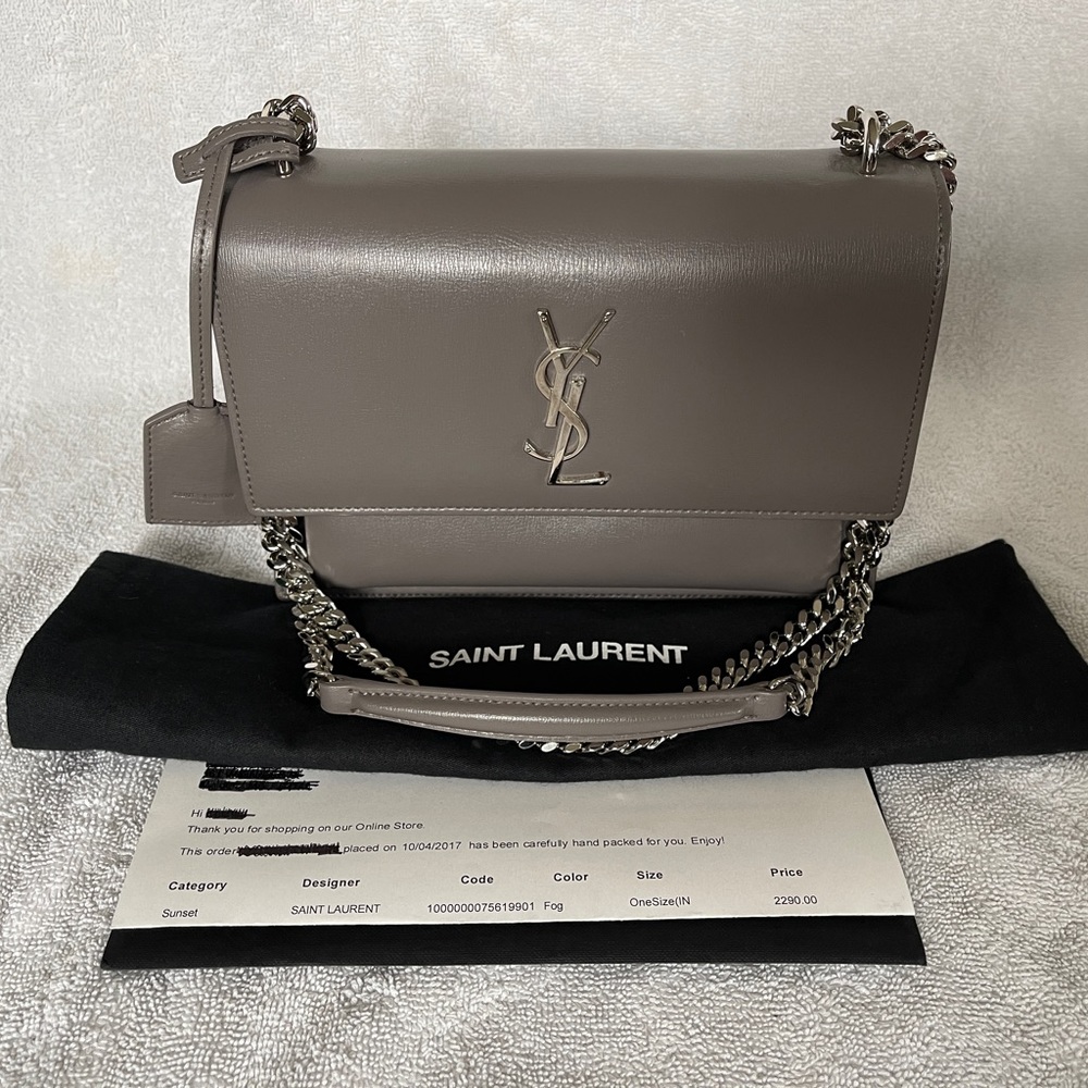 YSL Medium Sunset Shoulder Bag